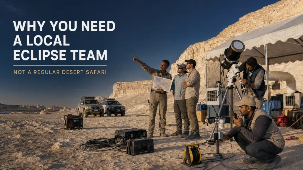 Why You Need a Local Eclipse Team Instead of a Regular Desert Safari