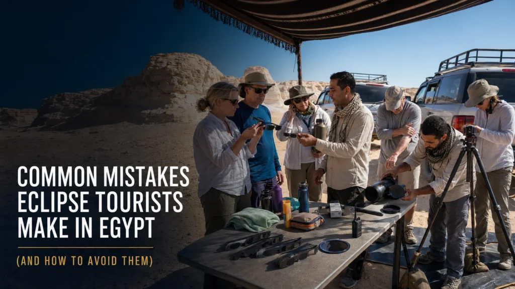 Common Mistakes Eclipse Tourists Make in Egypt (and How to Avoid Them)