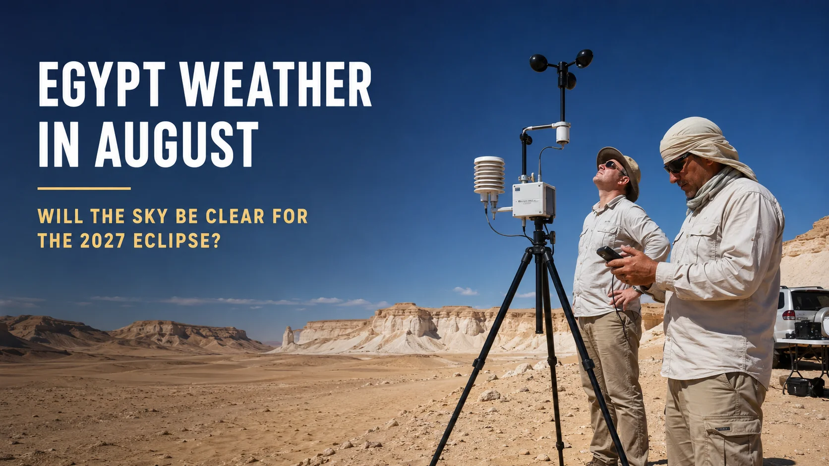 Egypt Weather in August: Will the Sky Be Clear for the 2027 Eclipse?
