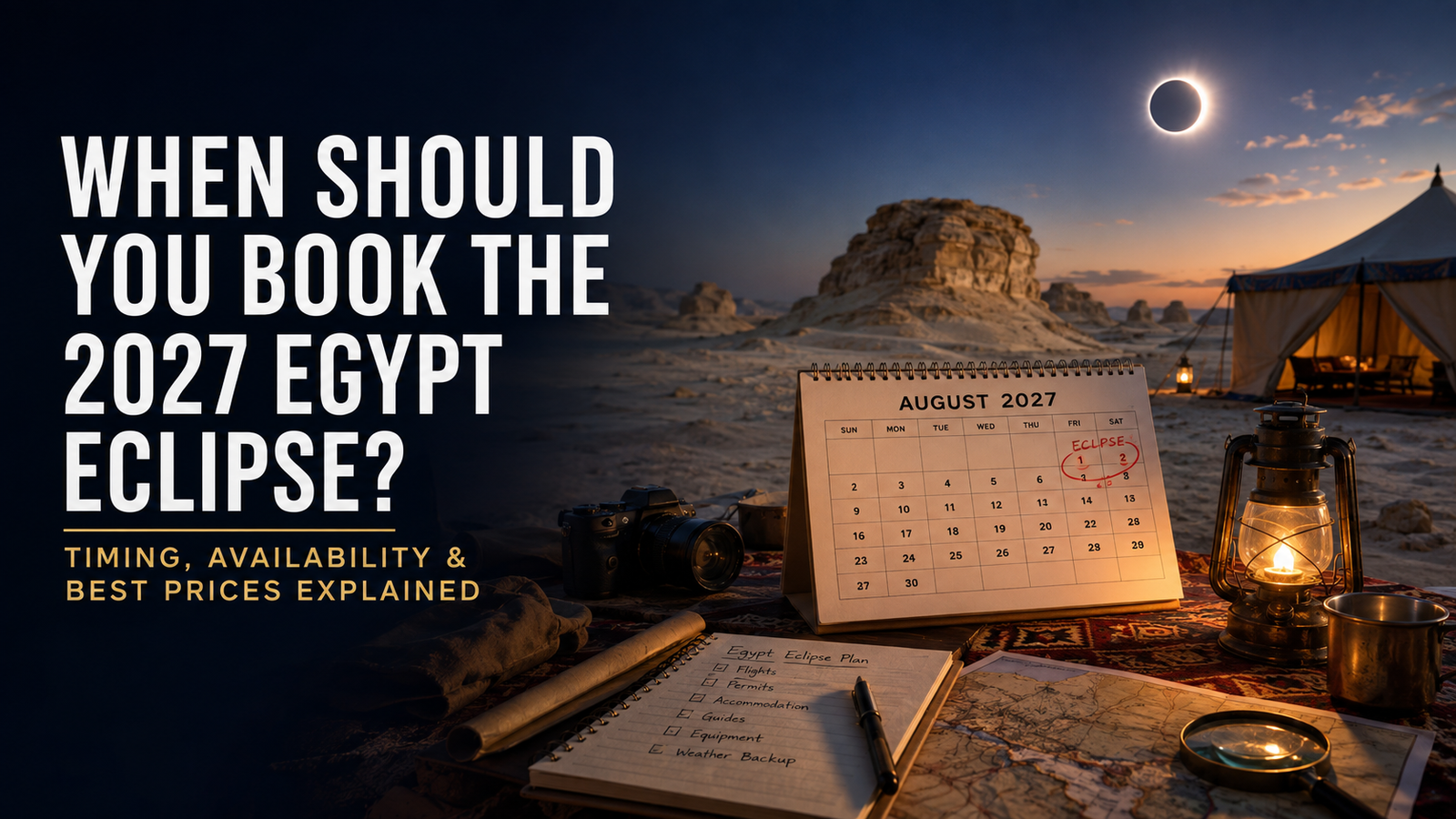 When Should You Book the 2027 Egypt Eclipse?