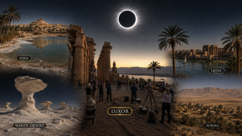 Best Place in Egypt to Watch the 2027 Total Solar Eclipse: Full Comparison